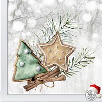 Christmas Cookies Window Decal - 25 x 25 cm