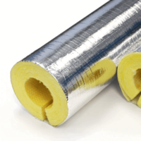 Isover Clim Pipe Aluminium faced Class O Glass Mineral Wool Pipe Insulation (All Sizes)