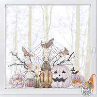 Halloween Web Window Decal - 38 x 60 cm
