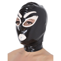 Latex Rubber Deluxe Glamour Hood