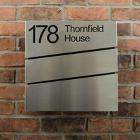 Stainless Steel Letterbox - The Statement - Personalised