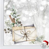 Christmas Letters Window Decal - 25 x 25 cm